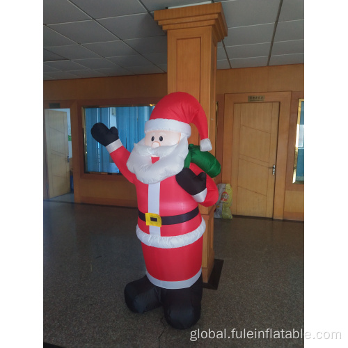 Christmas Decoration Woolen Santa Claus Hot selling christmas decorations Inflatables santa claus Factory